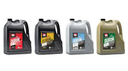 PetroCanada show off the new packaging for Duron heavyduty diesel oil formulated for the new CK4 and FA4 categories