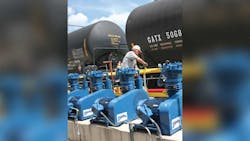 One constant in the growth of the Rockville Propane Terminal has been Wennerrsquos use and reliance on compressor technologies from Blackmer The terminal is currently using 10 LB601 Series Reciprocating Gas Compressors which have had no problem keeping up with the unloading and loading rates that are required One constant in the growth of the Rockville Propane Terminal has been Wennerrsquos use and reliance on compressor technologies from Blackmer The terminal is currently using 10 LB601 Series Reciprocating Gas Compressors which have had no problem keeping up with the unloading and loading rates that are required