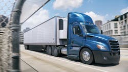 New Freightliner Cascadia 126 bbc Day Cab shown with Aero and Professional exterior appearance package Every element of the truck was examined and developed from a Real Cost of Ownershipcentric perspective New Freightliner Cascadia 126 bbc Day Cab shown with Aero and Professional exterior appearance package Every element of the truck was examined and developed from a Real Cost of Ownershipcentric perspective