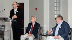 Nearmiss accidents were addressed by from left Dave Edmonson Usher Transport Ray Riley Miller Transporters Inc and Terry Kolacki GLS Transport Nearmiss accidents were addressed by from left Dave Edmonson Usher Transport Ray Riley Miller Transporters Inc and Terry Kolacki GLS Transport