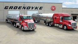 Groendyke Transport Inc Enid OK provides its drivers with some of the safest tractors and trailers in the tank truck industry The carrier operates 900 tractors and 1440 trailers serving customers throughout the United States Canada and Mexico Groendyke Transport Inc Enid OK provides its drivers with some of the safest tractors and trailers in the tank truck industry The carrier operates 900 tractors and 1440 trailers serving customers throughout the United States Canada and Mexico