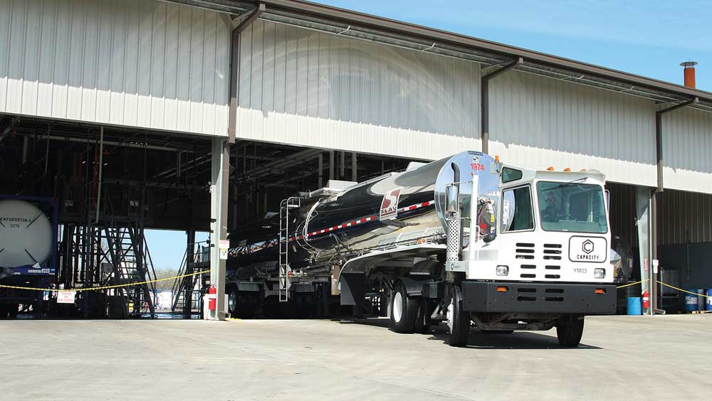 New Houstonarea wash rack, tank container depot, tank truck fleet