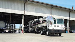 Slay Transportation tank trailer Slay Transportation tank trailer