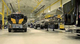 By the numbers, Altom Transport Inc&rsquo;s new maintenance shop in Hammond IN is paying solid dividends less than a year after it opened. In-house testing and inspection of code cargo tanks is up 66%, and preventive maintenance inspections done in-house have increased by 67%. Labor costs are down 4%, and outside service vendor costs have been cut by 87%.