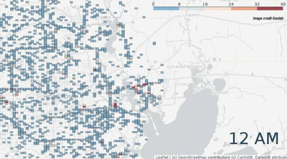 Bulktransporter 4056 Geotab Map Screenshot