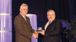 ILTArsquos Vice President of Government Affairs Peter Lidiak presents the 2017 Safety Improvement Award to Brian Temples of TransMontaigne Partners ILTArsquos Vice President of Government Affairs Peter Lidiak presents the 2017 Safety Improvement Award to Brian Temples of TransMontaigne Partners