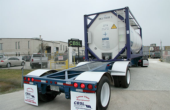 M&S Logistics tank trailer