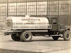 Mack AK tank truck from 1920s Mack AK tank truck from 1920s