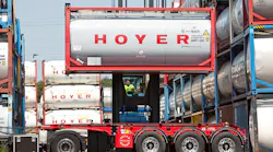 Hoyer Tank Container Depot Stacking
