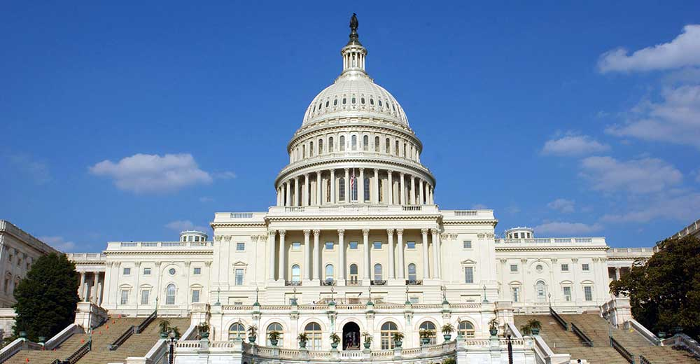Front of US Capitol Building