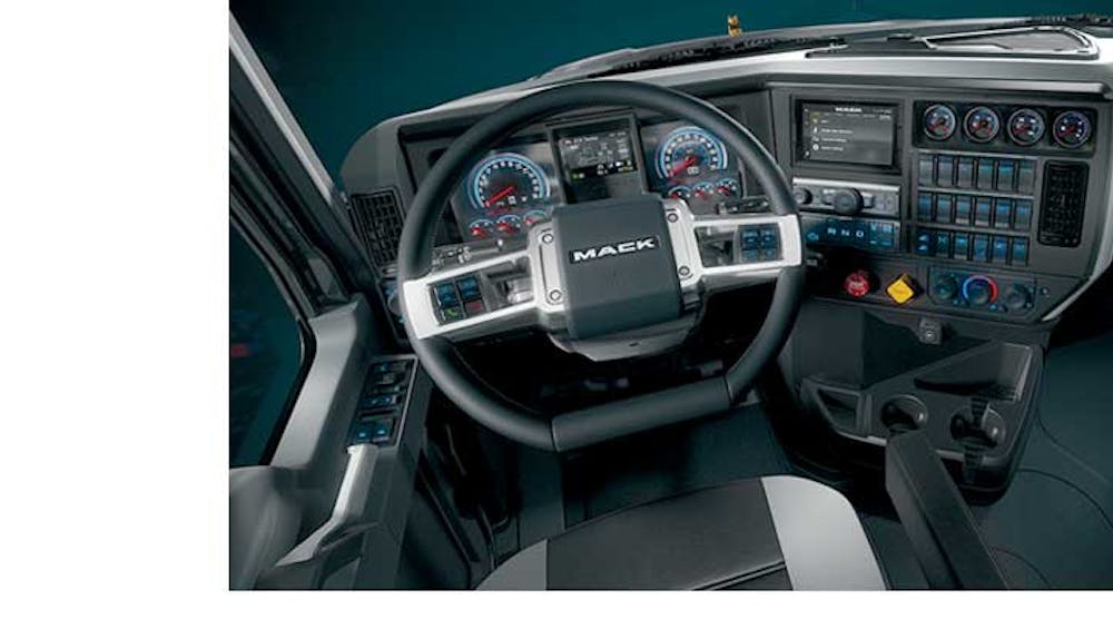 Mack Granite shows off driver-focused interior at World of Concrete ...