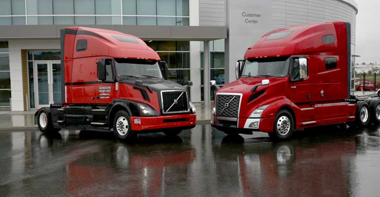 Volvo transition from vnl 670 to vnl 760