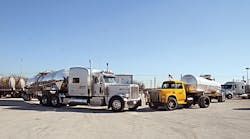 Established in 2010, Sprint Transport LLC runs 65 tractors and 160 tank trailers, serving customers within a 600-mile radius of Houston TX. Liquid bulk cargoes include chemicals, acids, and crude oil.