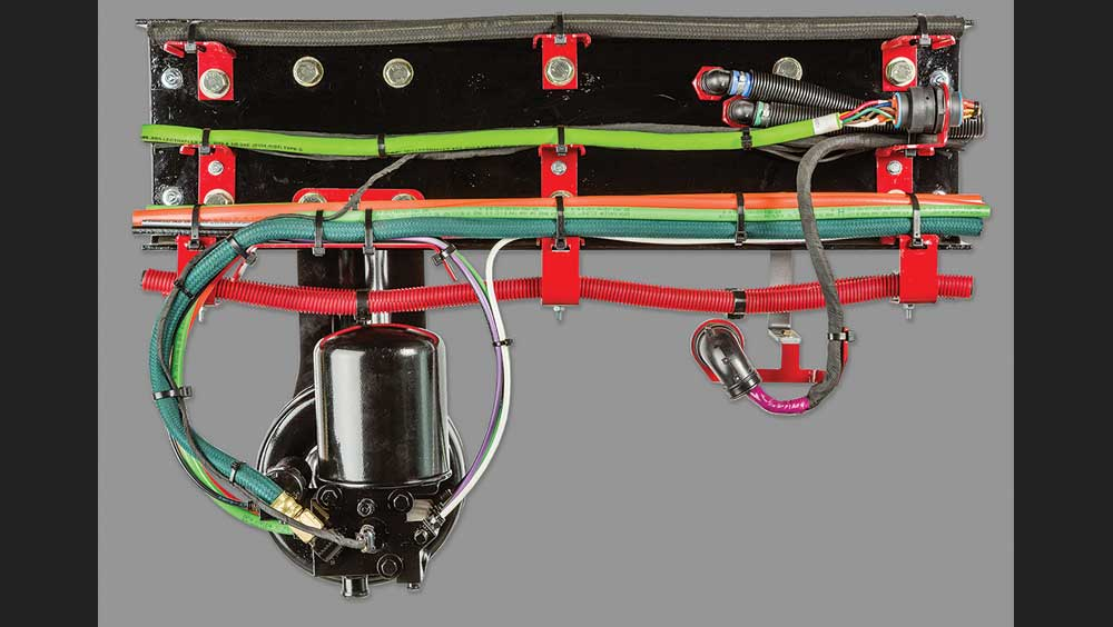 Peterbilt chassis routings