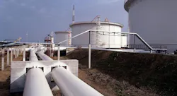 Jupiter oil tank with pipe
