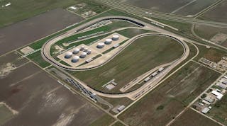 A rendering of Rangeland&apos;s STEPS terminal facility in Corpus Christi TX.