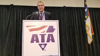 Chris Spear, president and CEO of American Trucking Associations, recently addressed the first National Accounting and Financing Council meeting in five years in Raleigh NC.