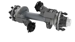 Short track axle