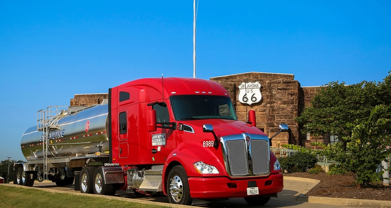Groendyke tank truck