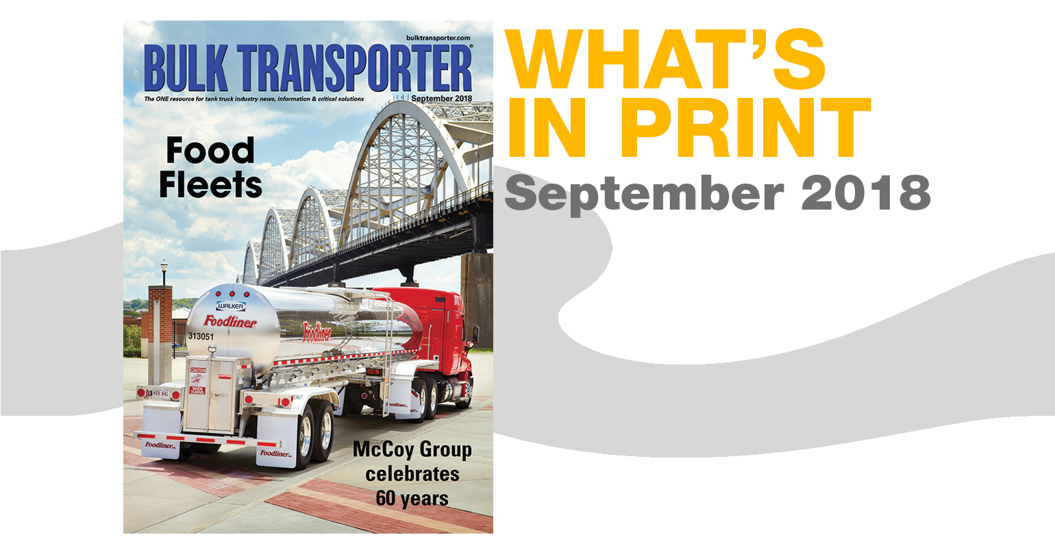 Bulk Transporter September 2018 cover image