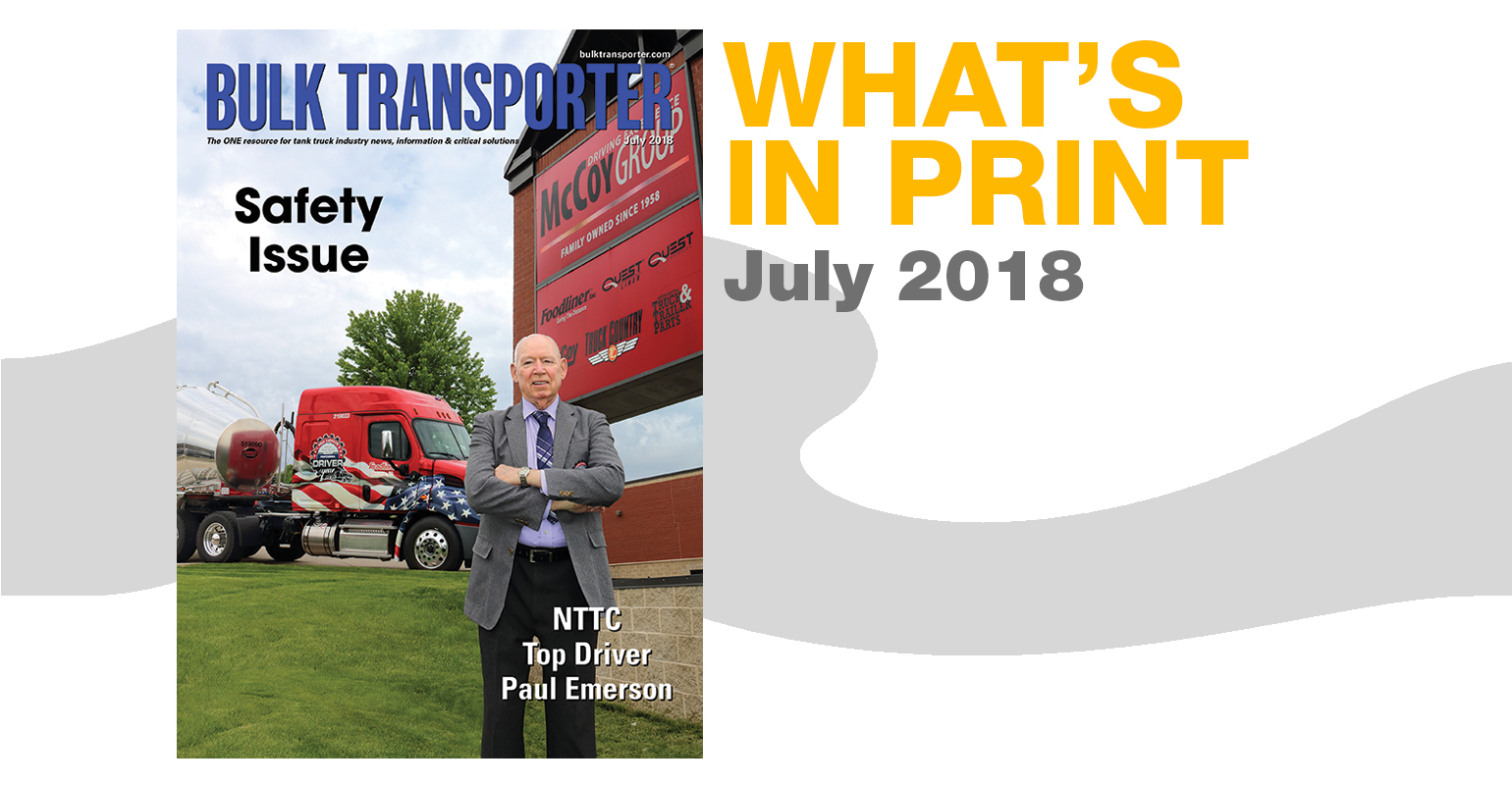Bulk Transporter July 2018 issue cover