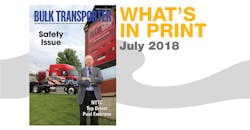 Bulk Transporter July 2018 issue cover Bulk Transporter July 2018 issue cover