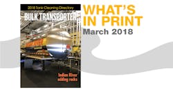 Bulk Transporter March 2018 issue cover Bulk Transporter March 2018 issue cover