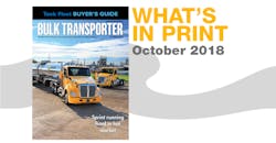 Bulk Transporter October 2018 issue Bulk Transporter October 2018 issue