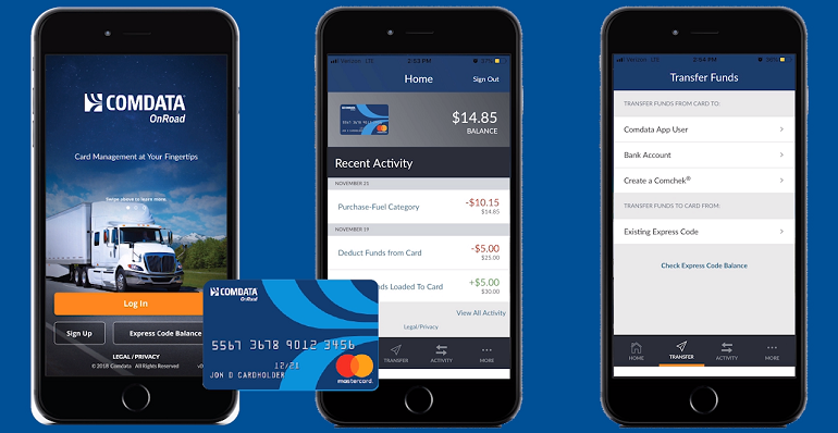 New Comdata OnRoad Mobile App puts power to manage financial transactions at drivers’ fingertips