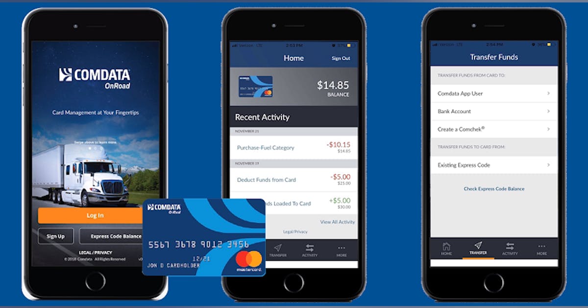 New Comdata OnRoad Mobile App puts power to manage financial transactions at drivers’ fingertips