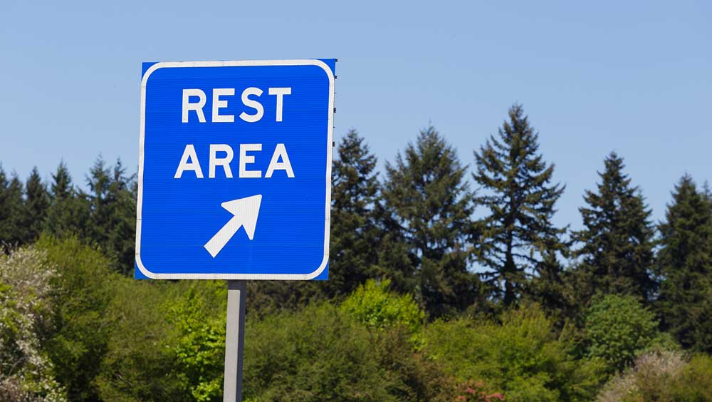 Rest break sign