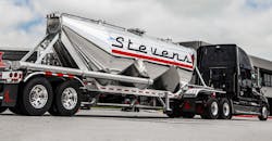 Stevens Tanker Division pneumatic trailer Stevens Tanker Division pneumatic trailer