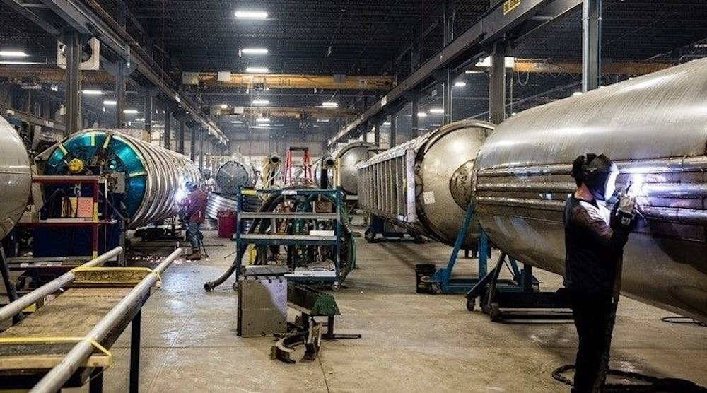 Visitors will tour the inside of Tremcar&apos;s factory in Saint-Jean-sur-Richelieu, Quebec, Canada during the celebration of the company&apos;s 20,000th tanker.