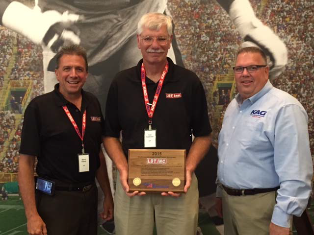 From Left to Right Steve Thayer Regional Vice President for LBT Inc Tom Anderson Vice President of Operations and Finance for LBT Inc and Bruce Stockton Vice President of Fleet Services for Kenan Advantage Group