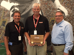 From Left to Right Steve Thayer Regional Vice President for LBT Inc Tom Anderson Vice President of Operations and Finance for LBT Inc and Bruce Stockton Vice President of Fleet Services for Kenan Advantage Group From Left to Right Steve Thayer Regional Vice President for LBT Inc Tom Anderson Vice President of Operations and Finance for LBT Inc and Bruce Stockton Vice President of Fleet Services for Kenan Advantage Group