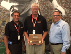 From Left to Right Steve Thayer Regional Vice President for LBT Inc Tom Anderson Vice President of Operations and Finance for LBT Inc and Bruce Stockton Vice President of Fleet Services for Kenan Advantage Group From Left to Right Steve Thayer Regional Vice President for LBT Inc Tom Anderson Vice President of Operations and Finance for LBT Inc and Bruce Stockton Vice President of Fleet Services for Kenan Advantage Group
