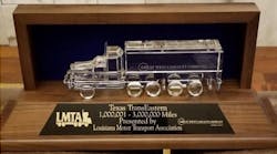 The Louisiana Motor Transport Association Safety Award.