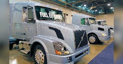 Named the signature truck builder for show Volvo Trucks displayed its Optimized Series of tractors that are now available for order The series includes eight models equipped with proven fuel and weightsaving specifications to deliver a greater value of ownership for regional tanker bulk haul refrigerated dry van and flatbed applications Named the signature truck builder for show Volvo Trucks displayed its Optimized Series of tractors that are now available for order The series includes eight models equipped with proven fuel and weightsaving specifications to deliver a greater value of ownership for regional tanker bulk haul refrigerated dry van and flatbed applications