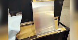 This cutaway model shows seal components that need to be checked during a floating roof inspection This cutaway model shows seal components that need to be checked during a floating roof inspection