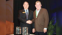 Ralph Otis accepted the small terminal 2012 Platinum Safety Award on behalf of Motiva EnterprisesmdashNJ Complex Ralph Otis accepted the small terminal 2012 Platinum Safety Award on behalf of Motiva EnterprisesmdashNJ Complex