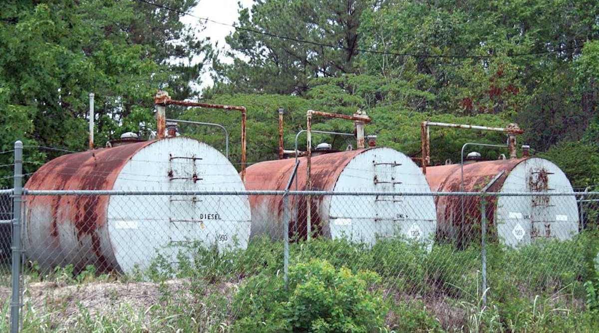Microbial corrosion is a major concern for both aboveground and underground fuel storage tanks.