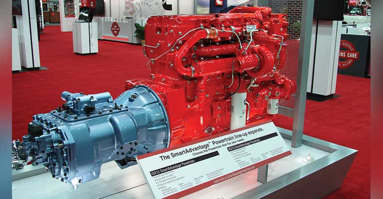 Cummins and Eaton teamed up on the Smart Advantage Powertrain
