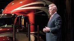 Jim Hebe, Navistar senior vice-president of North American sales operations, describes some of the key features of International&rsquo;s new ProStar+ Class 8 truck.