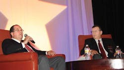 Todd Stine on left a driver for Carbon Express Inc described what it is like to be a member of Americarsquos Road Team and a tank truck driver Seated to his left was Dale Williams a Trimac Transportation South driver and also a Road Team member Todd Stine on left a driver for Carbon Express Inc described what it is like to be a member of Americarsquos Road Team and a tank truck driver Seated to his left was Dale Williams a Trimac Transportation South driver and also a Road Team member