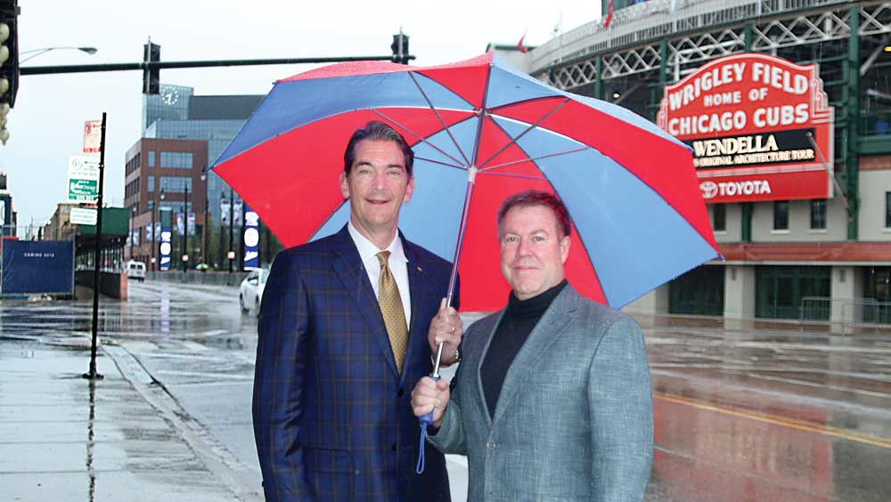 Brian Wood right Transwood Inc handed off the National Tank Truck Carriers chairman duties for the 20172018 term to Lee Miller Miller Transporters Inc Wood was the 20162017 chairman