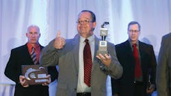 Todd Stine a driver for Carbon Express Inc reacts after being named the 20172018 National Tank Truck Carrierrsquos William A Usher Sr Professional Tank Truck Driver of the Year Todd Stine a driver for Carbon Express Inc reacts after being named the 20172018 National Tank Truck Carrierrsquos William A Usher Sr Professional Tank Truck Driver of the Year