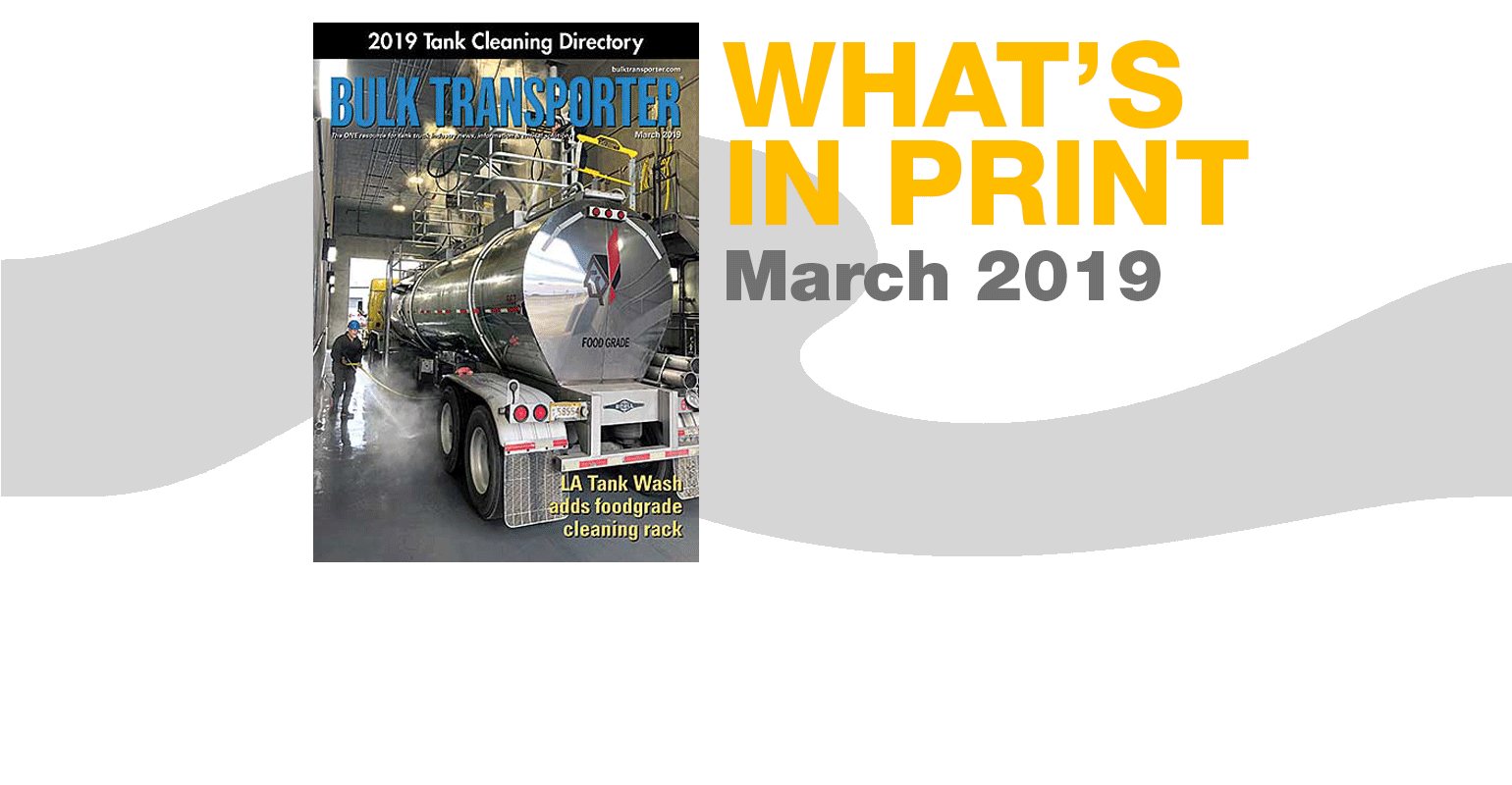 Bulk Transporter March 2019 issue promo