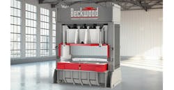 3,500-ton hydraulic bulge forming press 3,500-ton hydraulic bulge forming press