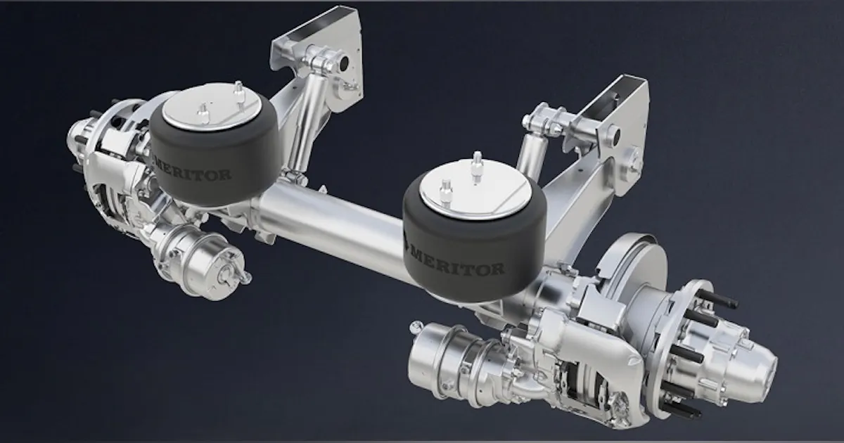 Meritor unveils lightweight suspension for tankers, flatbeds | Bulk ...
