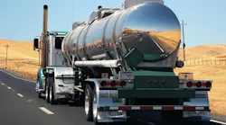 Truck on highway